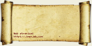 Tijana Đinđić vizit kartica